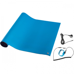 Anti Static Mat /w Wrist Grounding Cord and Wrist Strap, 20" x 24"