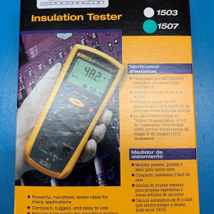 INSULATION MULTIMETER; FLUKE 1507