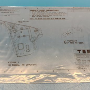 TEMPLATE, CURTAIN AIRBAG, MODEL S