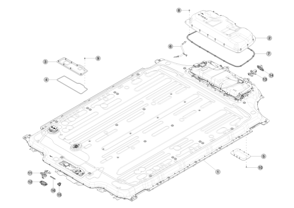 High Voltage Battery Assembly