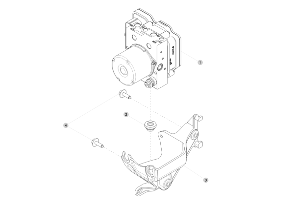 ABS Module and ESC Sensor