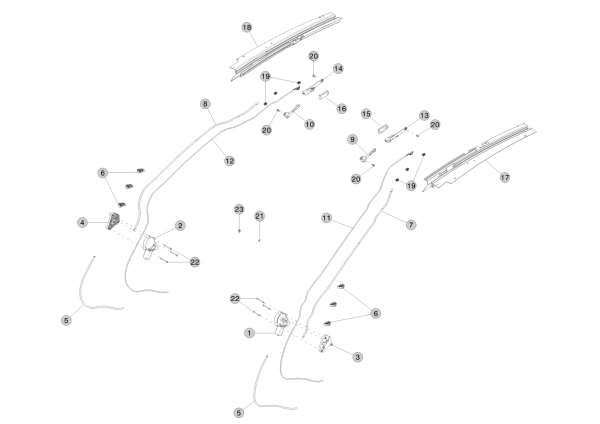 Drive Motor and Cable Mechanism