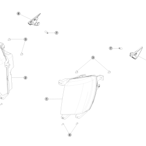 Front Lights (Excluding Headlamps)