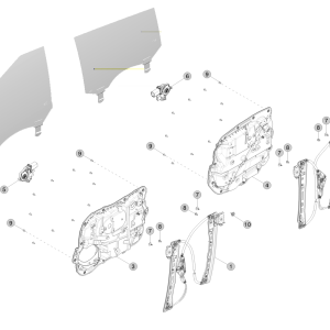 Front and Rear Door Glass Regulator