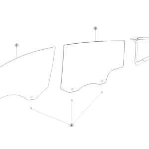 Front and Rear Door Glass