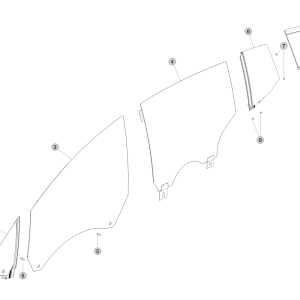 Front and Rear Door Glass