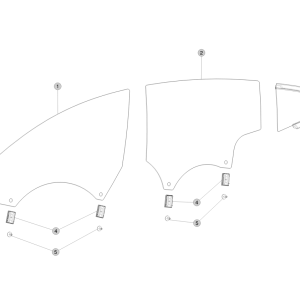 Front and Rear Door Glass