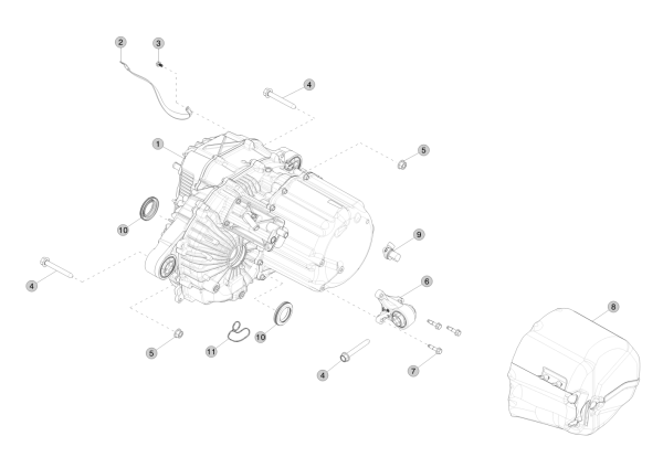 Motor - Small Rear Drive Unit