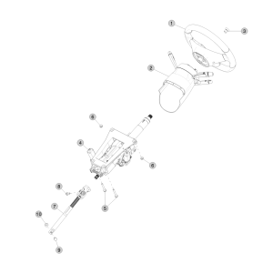 Steering Column and Wheel
