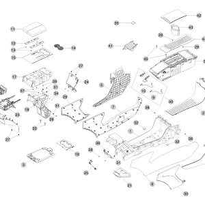 Center Tunnel Trim (On or After August 31st 2016)