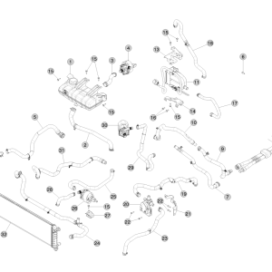 Cooling System - Dual Motor - Front (After April 25th, 2019)