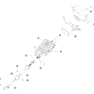 Steering Column and Wheel